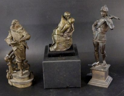 Set includes:

- 1 bronze reproduction, *The...