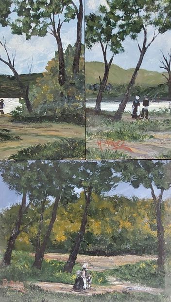 H. PERIEZ (1946)

Pêcheurs

Trois huiles...