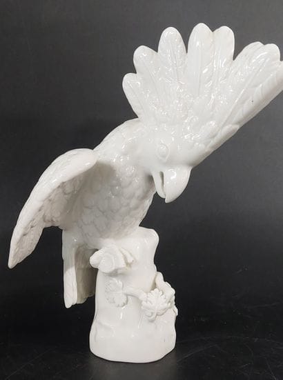 NYMPHENBURG

Pair of cockatoos

Coat-of-arms...
