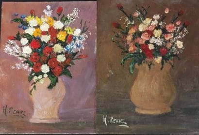 H. PERIEZ (1946)

Bouquets de fleurs

Deux...