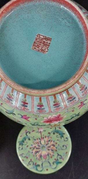 CHINA, QING DYNASTY

A pair of lidded ginger...
