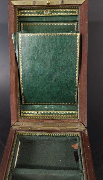 Desk MUSIC BOX made of mahogany and mahogany...