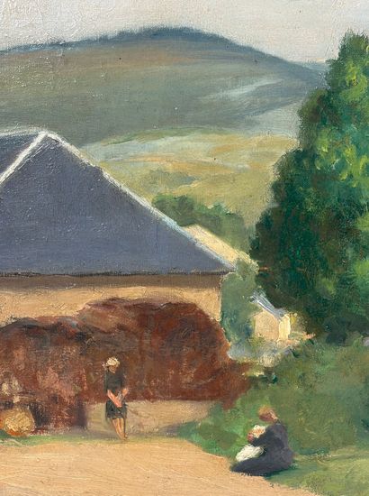LATE 19TH-CENTURY SCHOOL

Landscape with...