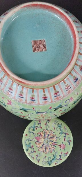 CHINA, QING DYNASTY

A pair of lidded ginger...