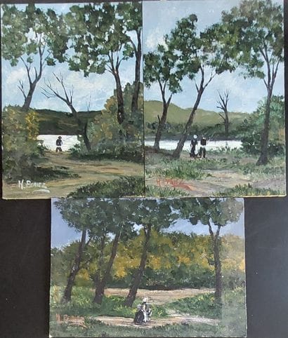 H. PERIEZ (1946)

Pêcheurs

Trois huiles...