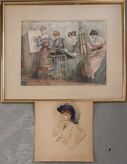 Anna FORMSTECHER (1848-?)

L'atelier

Aquarelle...
