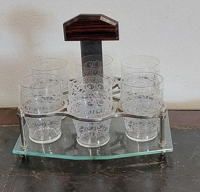 BACCARAT

Service à porto Art Déco comprenant...