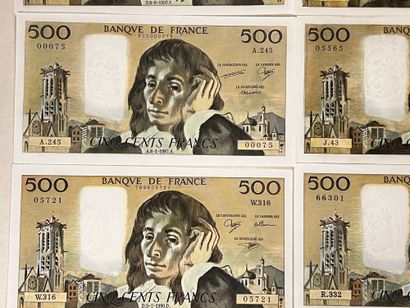 LOT DE 20 BILLETS DE 500 FRANCS

- 1 