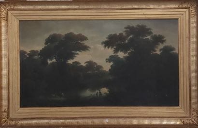 ECOLE DU XIXème siècle

Paysage 

Huile sur...