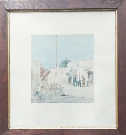 TRISS

Tunis

Aquarelle signée et datée 1896

23,5...
