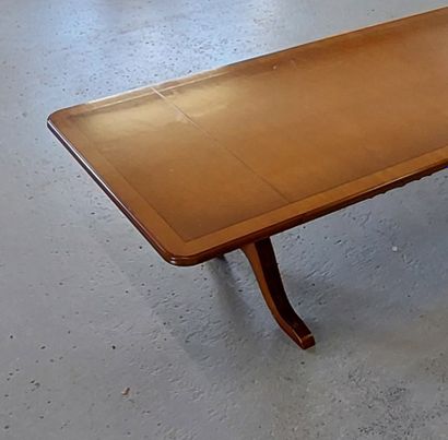 English COFFEE TABLE made of light mahogany...