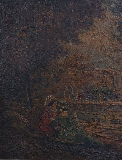 ECOLE DU XIXème siècle

Parc animé 

Huile...