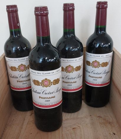 LOT de 4 bouteilles 

PAUILLAC

Château Croizet...