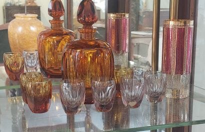 SERVICE A LIQUEUR en cristal comprenant :...