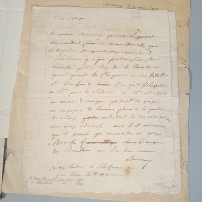 A fine collection of military documents from...