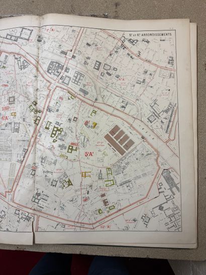Atlas of the Twenty Districts of Paris; tears...
