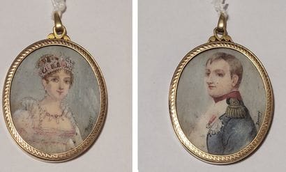 L'empereur Napoléon Ier et l'impératrice...