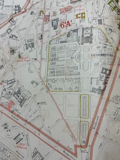 Atlas of the Twenty Districts of Paris; tears...
