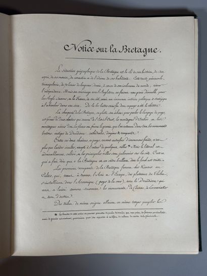 JOURNEY of Their Majesties to Brittany. August...