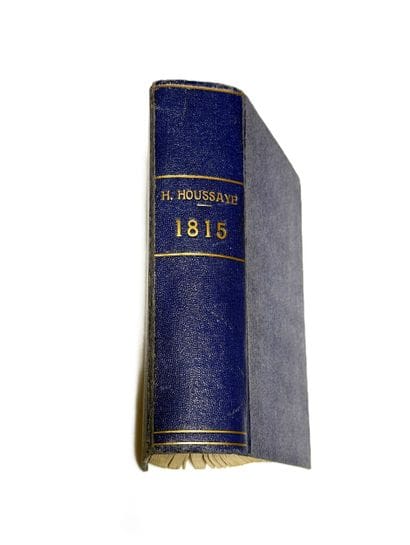 H. Houssaye,
A book bound in leather with...