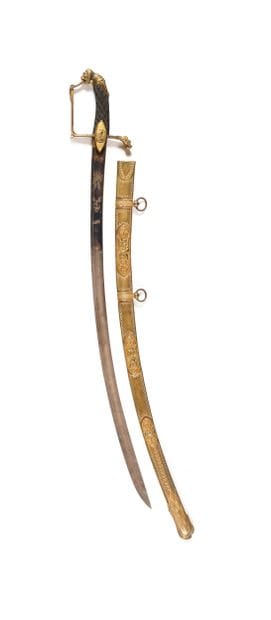 Sabre d’officier de cavalerie légère.
Monture...