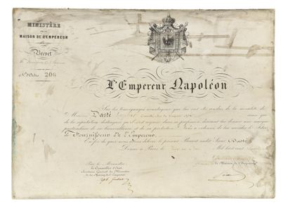 RARE CERTIFICATE OF APPOINTMENT AS SUPPLIER...