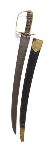 Sabre d’infanterie d’officier révolutionnaire.
Poignée...