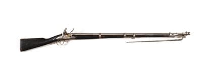 Fusil à silex de dragon type AN IX. 
Canon...