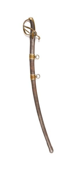 Sabre d’officier de cavalerie légère à la...