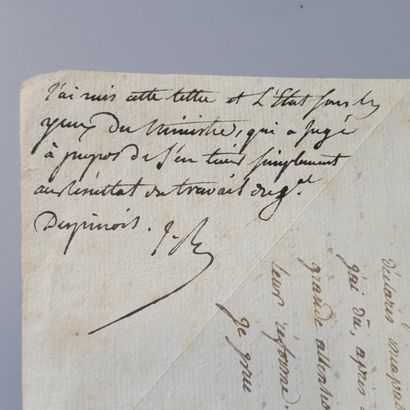 Set of two petitions from the Empire period,...