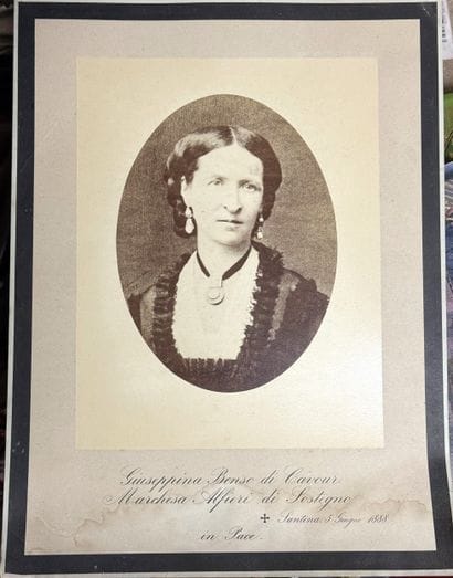 « GUISEPPINA BENSO DI CAVOUR MARCHESA ALFIERI...