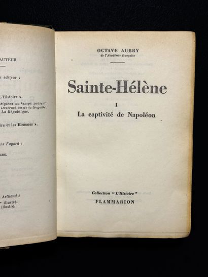 AUBRY, Octave
“Saint Helena—Napoleon’s Captivity”
Black...