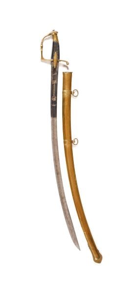 Sabre d’officier de cavalerie légère type...