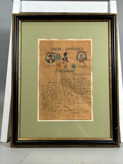 Letter from a soldier (Bernard Cappe) of...