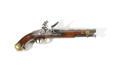 Pistolet d’arçon à silex «Tower» pour l’export.
Canon...