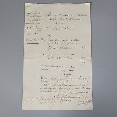 [Imperial Library] Handwritten invoice from...