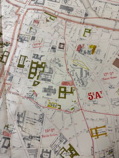 Atlas of the Twenty Districts of Paris; tears...