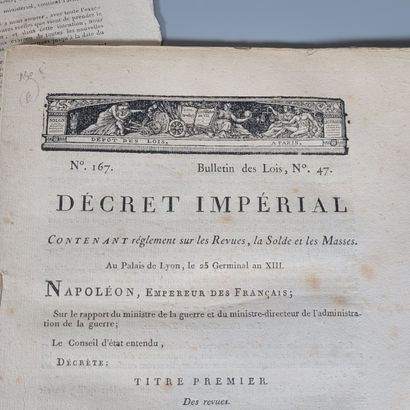 Two period prints from the Empire era:
-...