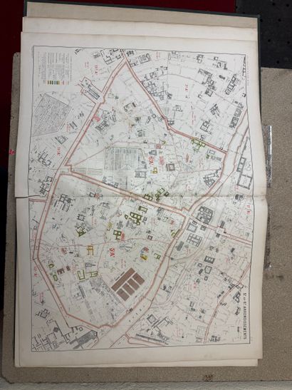 Atlas of the Twenty Districts of Paris; tears...
