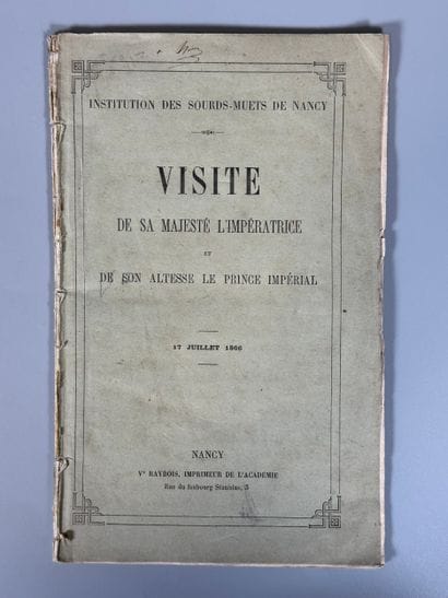 [PIROUX (Joseph)]. Institution for the Deaf...