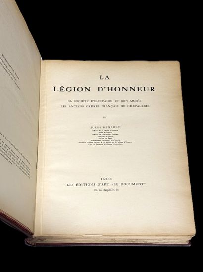 RENAULT, Jules 
“The Legion of Honor”
Hardcover...