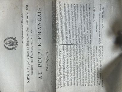 An important collection of four proclamations...