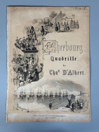 ALBERT (Charles-Louis-Napoléon d’). Cherbourg....