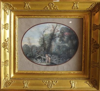 ECOLE FRANCAISE DU XIXème siècle
Paysage...