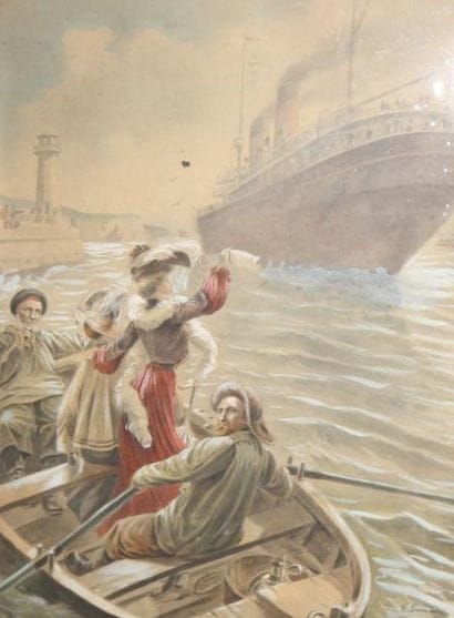 G. DAUDIN (Fin XIXème siècle)
Le Départ du...