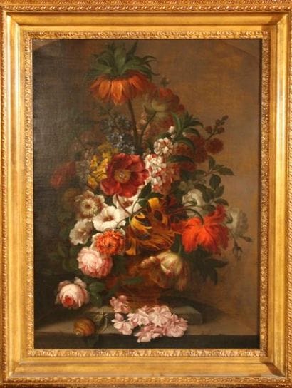 Jan VAN HUYSUM (1682-1749) ou son Atelier
Bouquet...