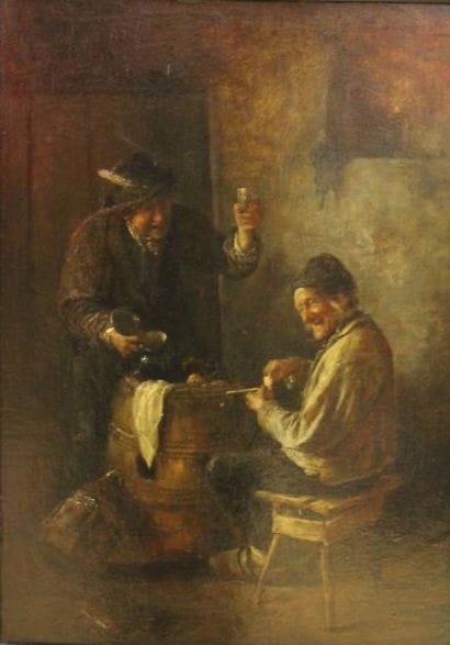 Ecole ALLEMANDE du XIXème siècle
Scène de...