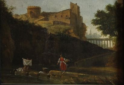 Ecole Hollandaise du XIXème siècle
Paysage...