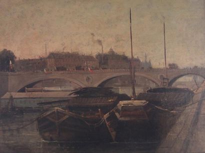 Gustave MASCART (1834-1914)
Le Pont Louis-Philippe...
