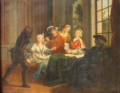 ECOLE FRANCAISE DU XIXème siècle
La Leçon...